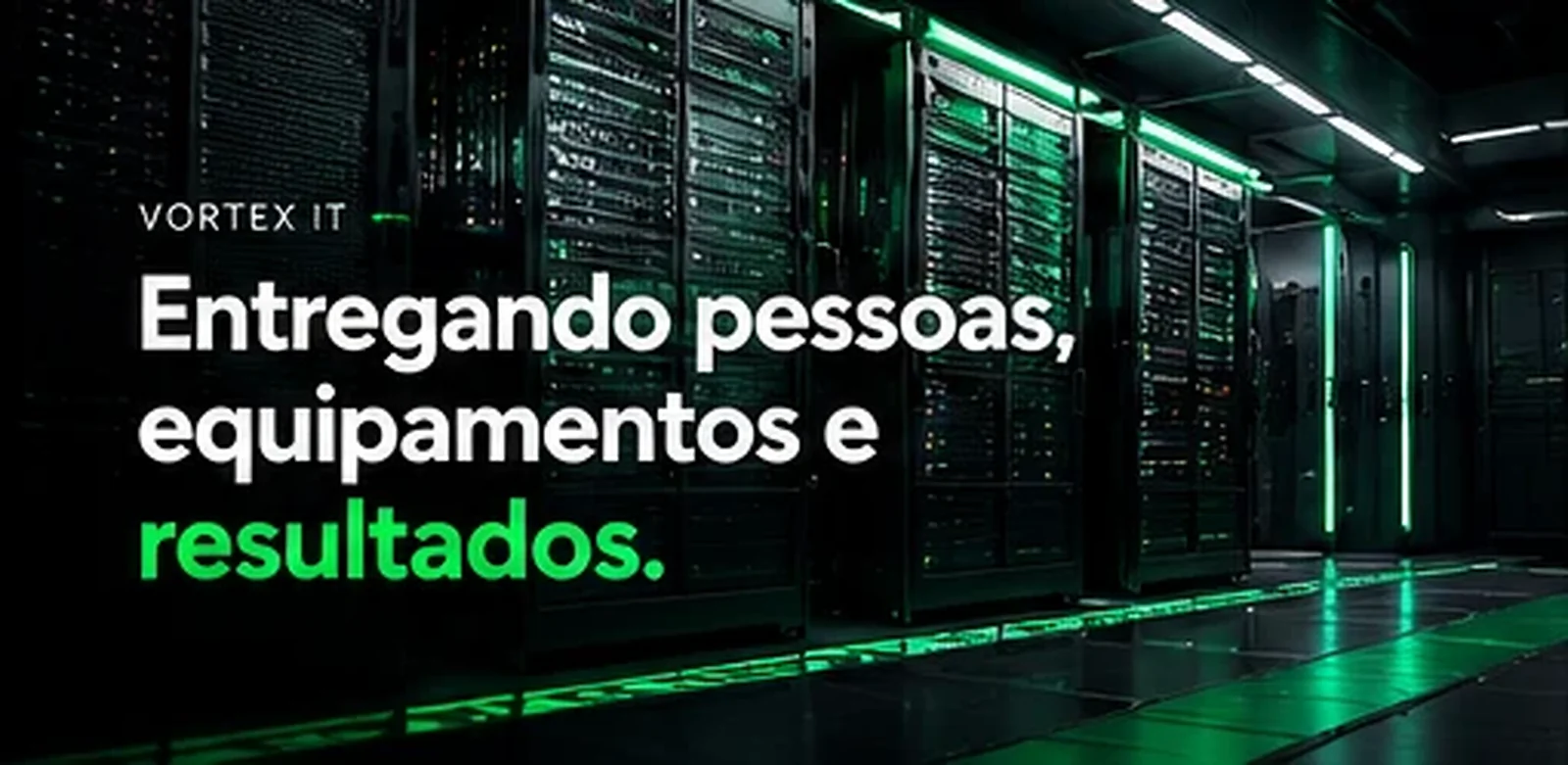 Ambiente de data center tecnológico